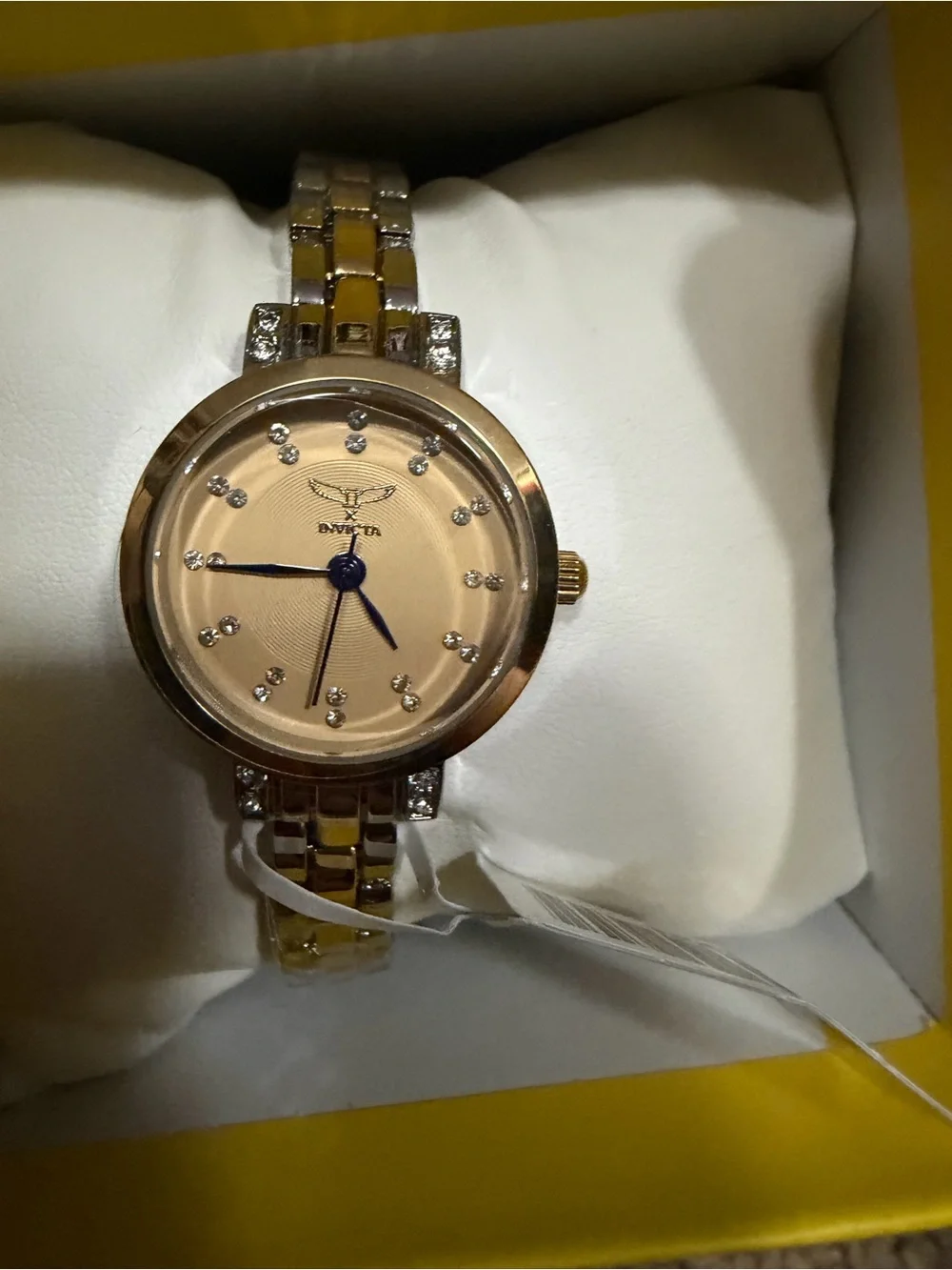 Invicta Women's Gold-Tone Round Bracelet Watch